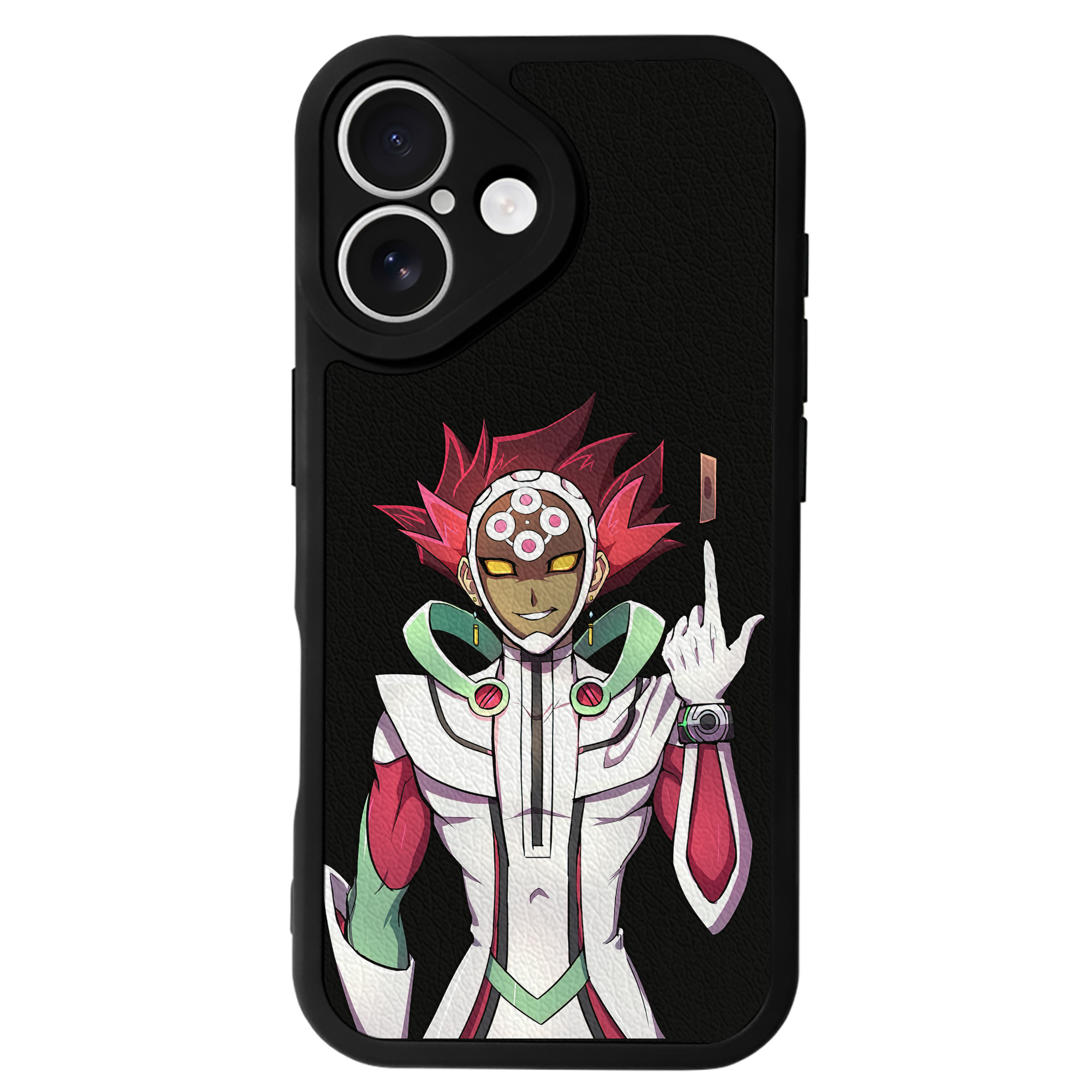 遊☆戯☆王 Yu-Gi-Oh! 【iPhone 16シリーズ対応】シリコンスマホケース（レザー調） 材質：シリコン